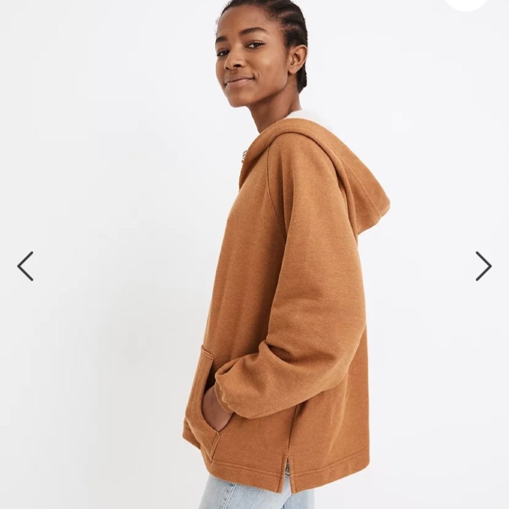 Bubble-Sleeve Hoodie Sweatshirt